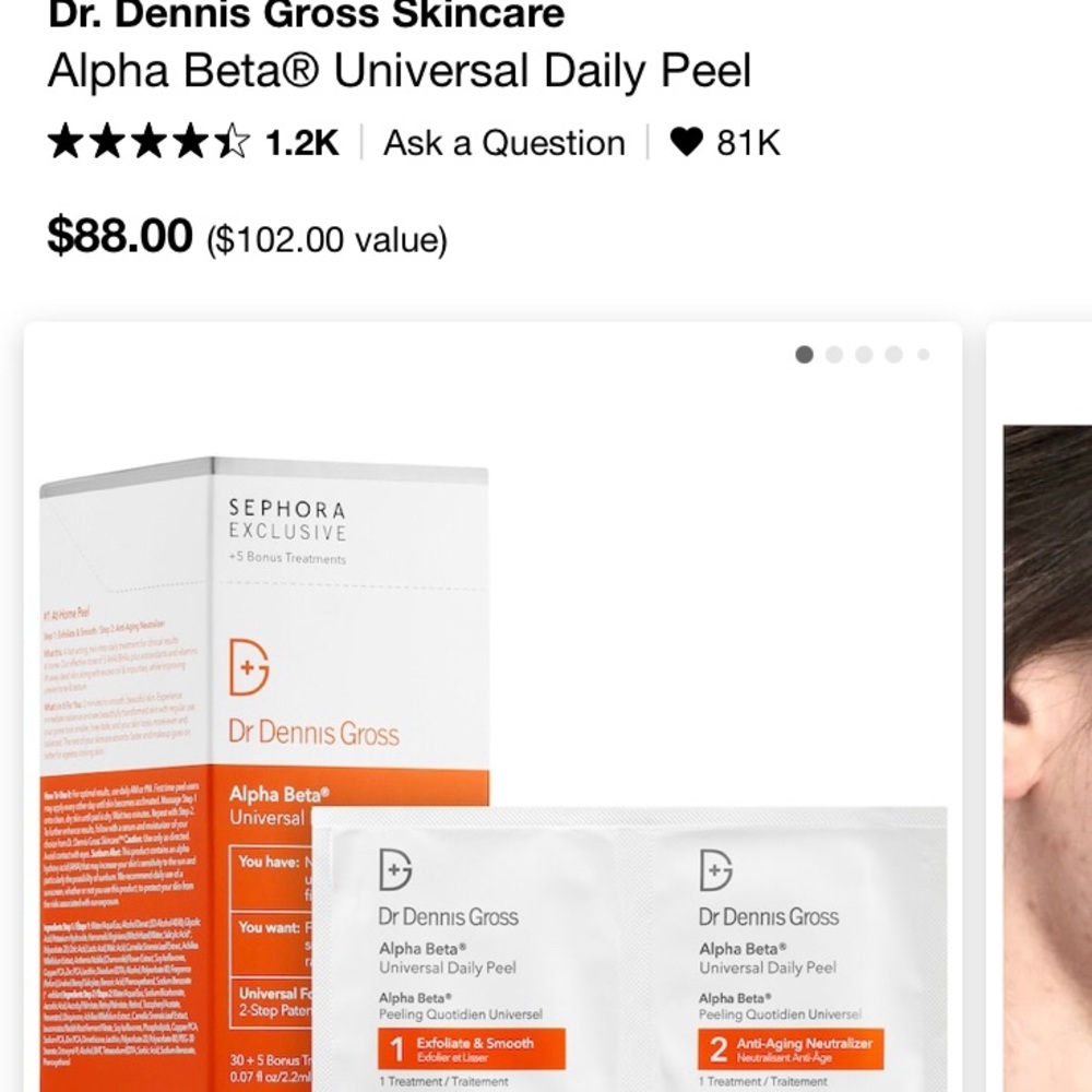 Dr. Dennis Gross Alpha Beta® Universal Daily Peel